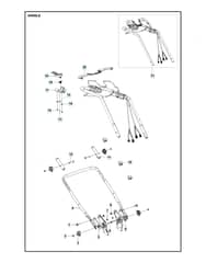 Husqvarna LE 116R - Handle