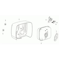 LH 48 PK -  - Efco Rotary Mower Muffler Diagram