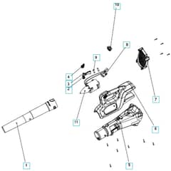 McCulloch Li-40GB - 2016-10 - Assembly Parts Diagram
