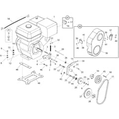 Belle Lightweight Pro - Pro Tilt Trowels - Manual Drive Kit