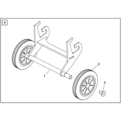 Belle Lightweight Pro - Pro Tilt Trowels - Transporter Attachment