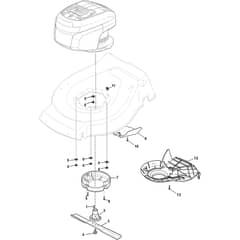 LINER 16 Li - 2016 - 299434007/AT6 - Atco Rotary Mower Blade Diagram