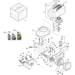 LINER 16S - 2021-2025 - 299439047/AT1 - Atco Rotary Mower Engine Diagram
