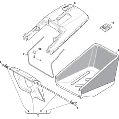 LINER 16S Li - 2017-2020 - 299439007/AT7 - Atco Rotary Mower Grasscatcher Diagram