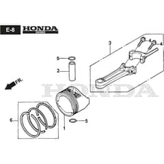 LINER 18SH - 2015-2018 - 299489037/AT5 - Atco Rotary Mower Piston Diagram