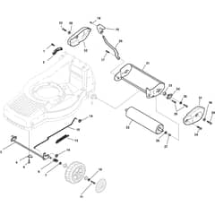 LINER 19SA - 2012-2014 - 292505027/AT2 - Atco Rotary Mower Roller Diagram