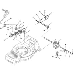 LINER 19SA - 2012-2014 - 292505027/AT2 - Atco Rotary Mower Transmission Diagram