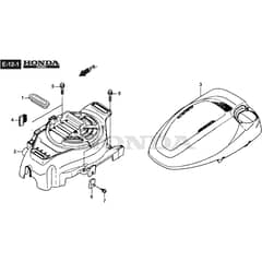 LINER 19SH VSC - 2021 - 294519537/AT1 - Atco Rotary Mower Fan Cover Diagram