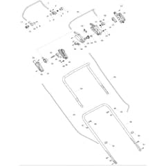 Makita LM001C - Battery Powered Lawn Mower - Power Tool 01 Diagram