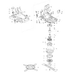Makita LM001C - Battery Powered Lawn Mower - Power Tool 02 Diagram