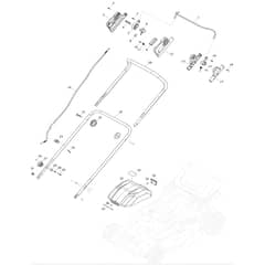 Makita LM002J - 530mm Cordless Lawn Mower - Power Tool 01 Diagram
