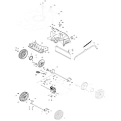Makita LM004J - Cordless Lawn Mower - Power Tool 04 Diagram