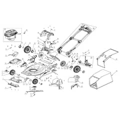 EGO LM2020E-SP - Lawnmower (Version A) Main Assy Diagram