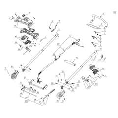 EGO LM2020E-SP - Lawnmower (Version B) Handle Assy Diagram
