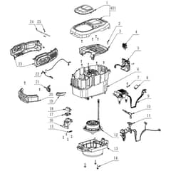 EGO LM2020E-SP - Lawnmower (Version B) Power Unit Diagram