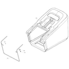 Makita LM430D - 430mm Cordless Lawn Mower - Power Tool 04 Diagram