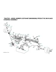 Husqvarna Logth2448 T - Steering