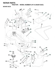 Husqvarna Lr110 - Mower Deck & Cutting Deck