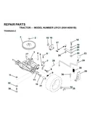 Husqvarna Lr121 - Transmission