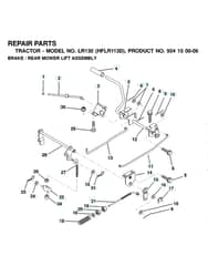 Husqvarna Lr130 - Brake & Rear Mower Lift