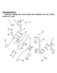 Husqvarna Lr130 - Mower Lift Lever