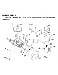 Husqvarna Lr130 - Transmission
