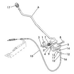 John Deere LR135 - PC4438 - Lever For - ST247901