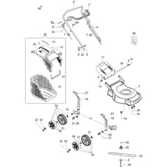 LR 44 PB PLUS -  - Efco Rotary Mower Illustrated parts list Diagram
