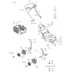 LR 44 PK (K450) -  - Efco Rotary Mower Complete illustrated parts list Diagram