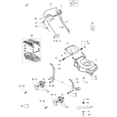 LR 48 PK COMFORT (K500) -  - Efco Rotary Mower Illustrated parts list Diagram