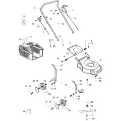 LR 48 PK (K40) -  - Efco Rotary Mower Illustrated parts list Diagram
