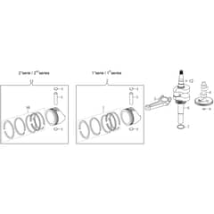 LR 48 PK (K450) -  - Efco Rotary Mower Shaft + piston Diagram