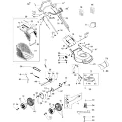 LR 48 TK COMFORT PLUS (K600) - 2018 - Efco Rotary Mower Complete illustrated parts list Diagram
