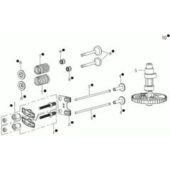 LR 48 TK (K605) EURO 5 -  - Efco Rotary Mower Reed valve kit Diagram