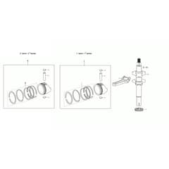 LR 48 TK (K605) EURO 5 -  - Efco Rotary Mower Shaft + piston Diagram
