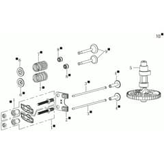 LR 48 TKE (K655LI) EURO 5 -  - Efco Rotary Mower Reed valve kit Diagram