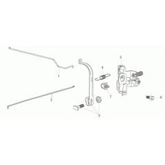 LR 48 TKE PLUS (K655LI) EURO 5 -  - Efco Rotary Mower Control lever Diagram