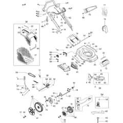 LR 53 TBX PLUS 4 -  - Efco Rotary Mower Complete illustrated parts list Diagram