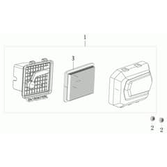 LR 53 TK ALL ROAD EXA 4 (K805) -  - Efco Rotary Mower Air Filter Diagram