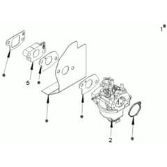 LR 53 TK ALL ROAD EXA 4 (K805) -  - Efco Rotary Mower Carburettor Diagram
