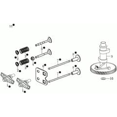 LR 53 TK ALL ROAD EXA 4 (K805) -  - Efco Rotary Mower Reed valve kit Diagram
