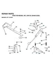 Husqvarna Lrh125 - Mower Lift Lever