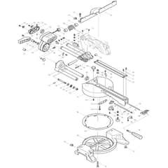 Makita LS0714FL - Slide Compound Saw 190mm - Power Tool 02 Diagram