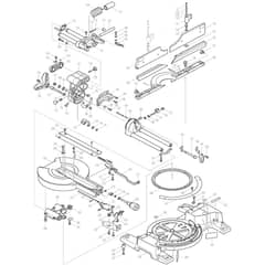 Makita LS1016L - Slide Compound Saw 255mm 260mm - Power Tool 02 Diagram