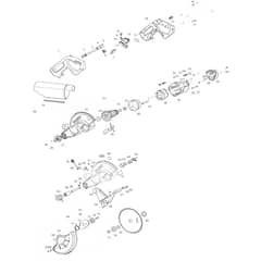 Makita LS1110F - 260mm Slide Compound Miter Saw - Power Tool 01 Diagram