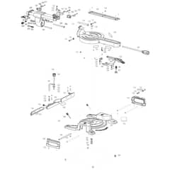 Makita LS1110F - 260mm Slide Compound Miter Saw - Power Tool 02 Diagram