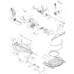 Makita LS1219L - 305mm Slide Compound Miter Saw - Power Tool 02 Diagram
