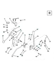 Husqvarna Lt100 - Mower Lift Lever