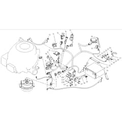 Cobra LT102HR2L - Tractor Jan 2024 from build 2312- only Electrical Parts Diagram