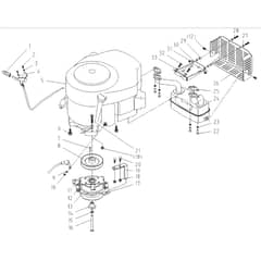 Cobra LT108HSL 2024 - Tractor Jan 2024 from build 2312- only Engine Diagram